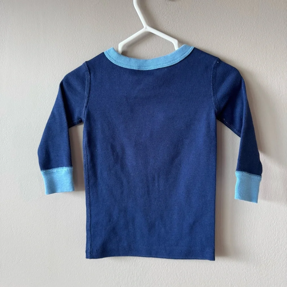 Hanna Andersson Marvel Captain America Gold Man‎ Long Sleeve Pajama Set 6-12m
